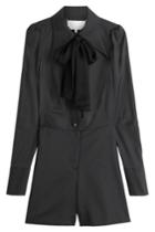 Maison Margiela Maison Margiela Pinstriped Wool Playsuit - Blue