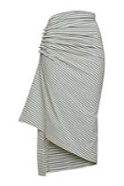 Paco Rabanne Paco Rabanne Stripe Cotton Midi Skirt