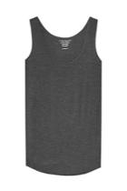 Majestic Majestic Jersey Tank With Scooped Neckline
