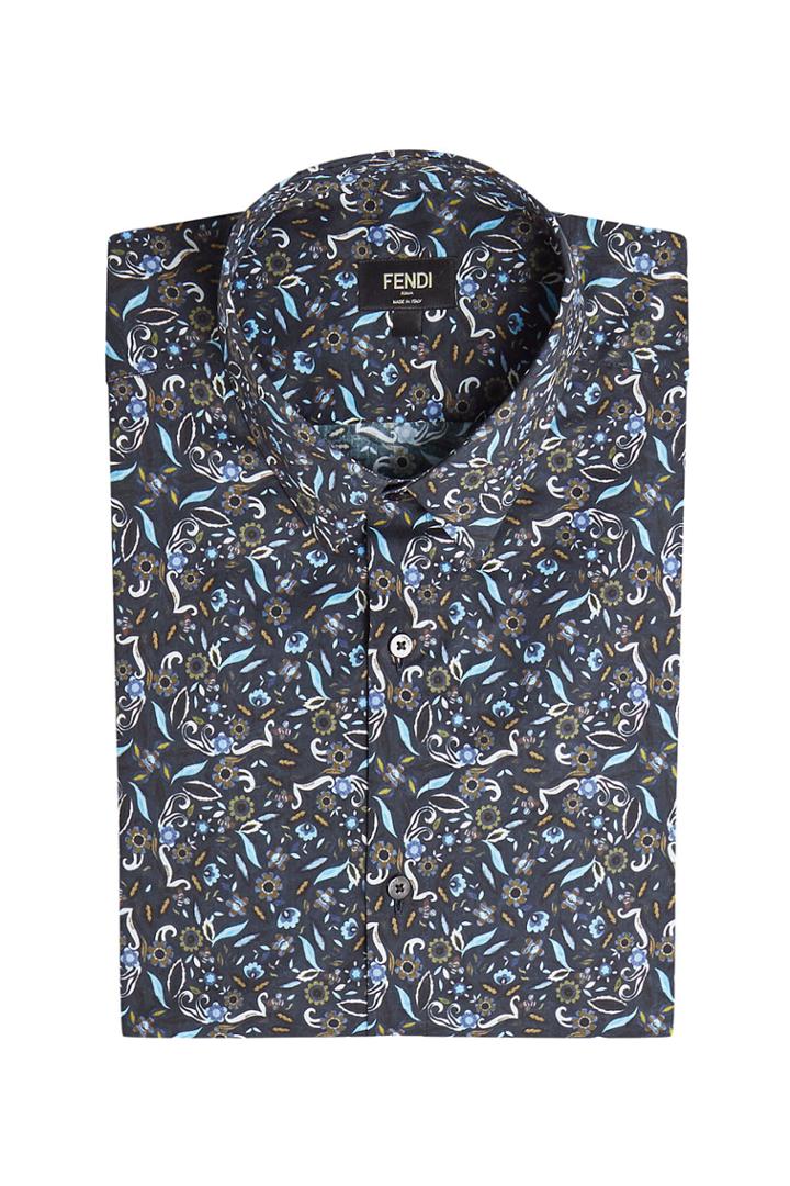 Fendi Fendi Printed Cotton Shirt