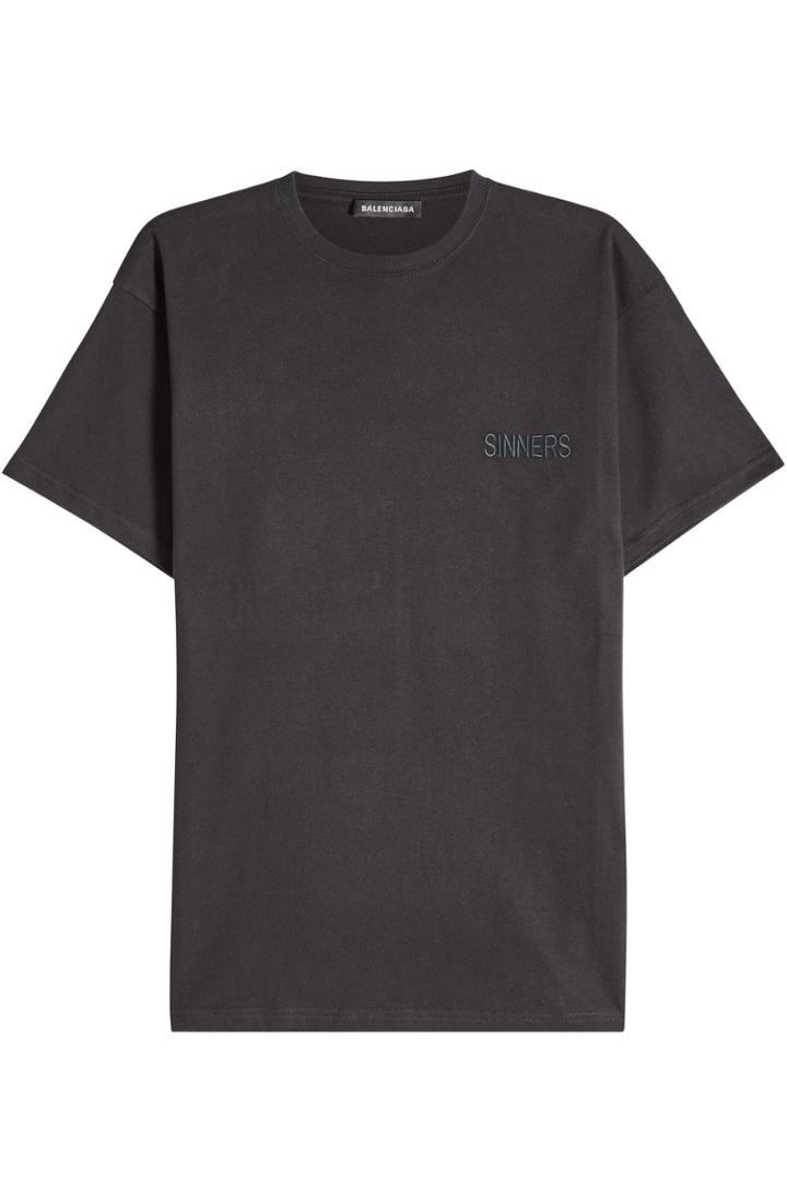 Balenciaga Balenciaga Sinners Oversized Cotton T-shirt