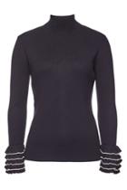 Steffen Schraut Steffen Schraut Turtleneck Pullover With Ruffled Sleeves