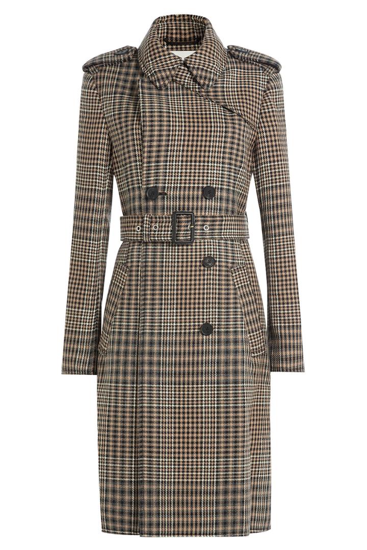 3.1 Phillip Lim 3.1 Phillip Lim Printed Virgin Wool Trench Coat - Multicolor