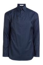 J.w. Anderson J.w. Anderson Pinstriped Wool Shirt - Blue