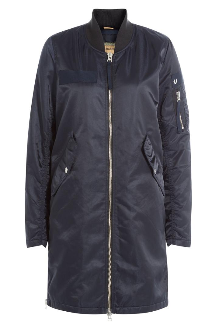 True Religion True Religion Bomber-style Long Jacket