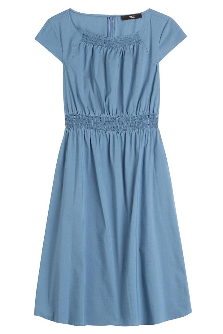 Steffen Schraut Steffen Schraut Smocked Dress - Blue