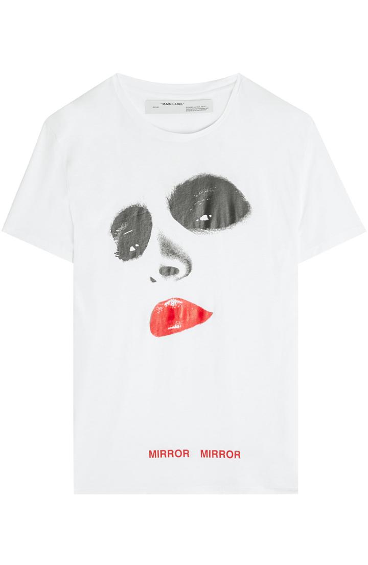 Off White Off White Printed T-shirt With Cotton