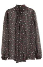 Alexander Mcqueen Silk Blouse With Pussy Bow