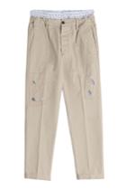 Dsquared2 Dsquared2 Cotton Chinos With Distressed Detail - None