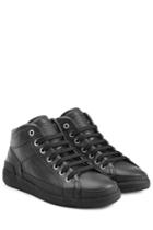 Maison Margiela Maison Margiela Leather Sneakers - Black