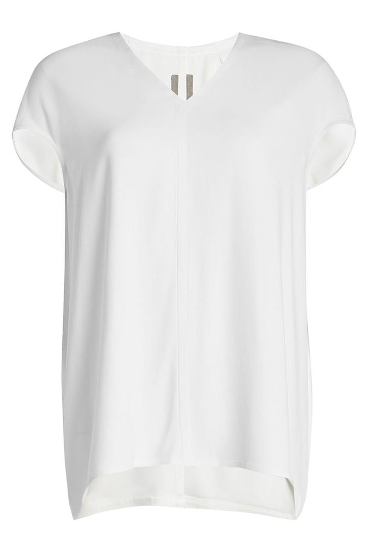 Rick Owens Rick Owens Fluid Top With High-low Hem