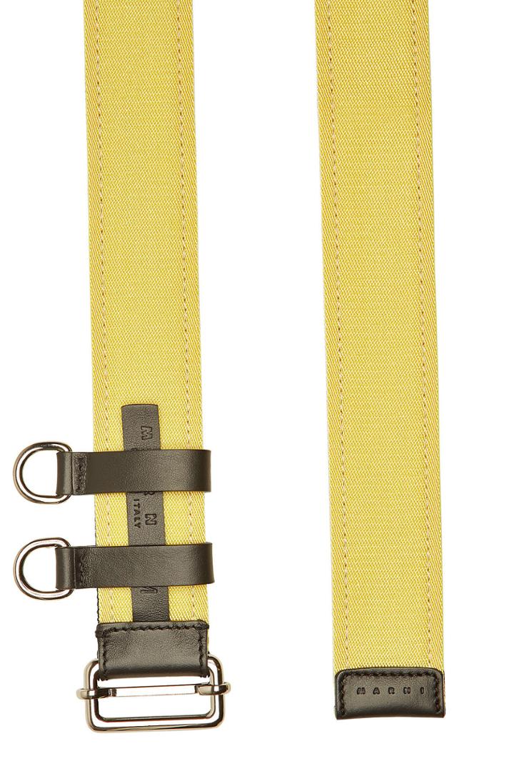 Marni Marni Fabric Belt With Leather
