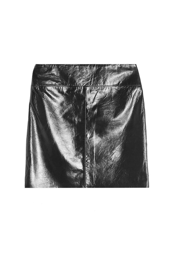 Hugo Hugo Leather Mini Skirt