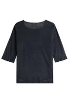 Theory Theory Beylor Linen Top - Blue