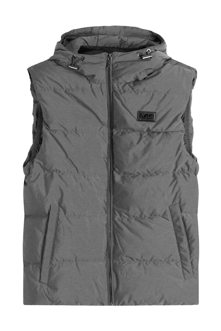 Michael Kors Michael Kors Down Vest With Hood - Grey