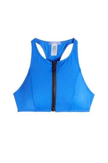 Onia Onia Zipped Bikini Top