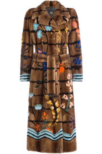 Fendi Fendi Mink Fur Coat - Multicolor