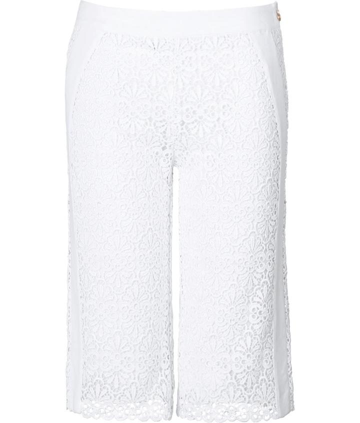 Just Cavalli Cotton Blend Lace Culottes