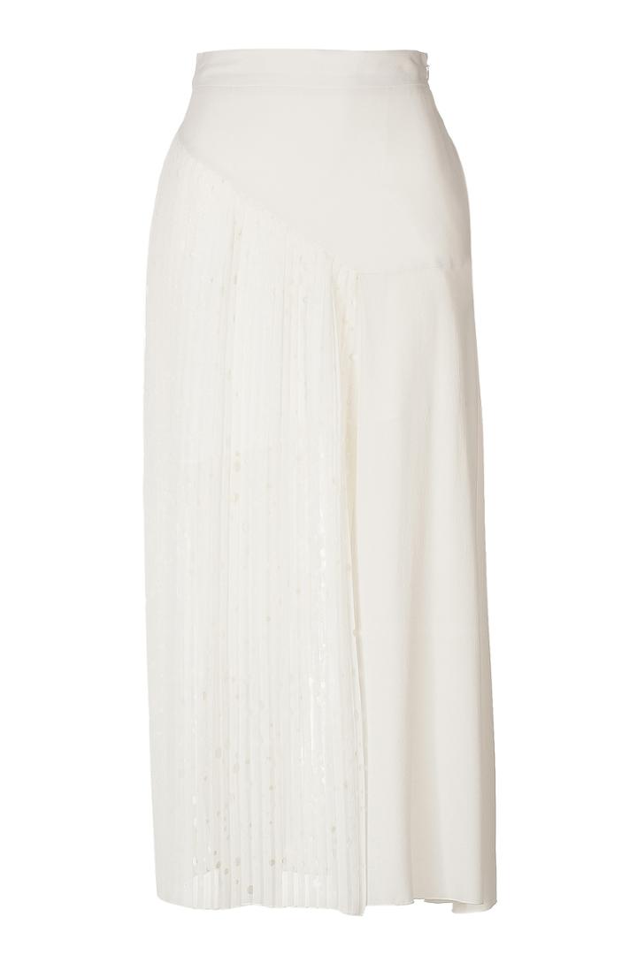 Damir Doma Damir Doma Pleated Midi-skirt - White