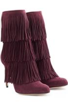 Paul Andrew Fringed Suede Booties