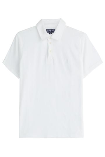 Vilebrequin Vilebrequin Terry Cotton Polo Shirt - White
