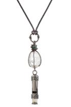Alexander Mcqueen Alexander Mcqueen Whistle And Stone Necklace