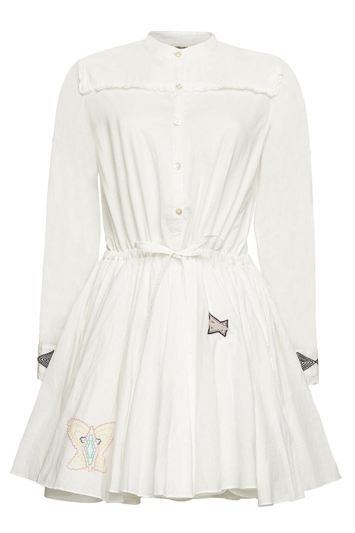 Zadig & Voltaire Zadig & Voltaire Ranil Voile Embroidered Cotton Mini Dress