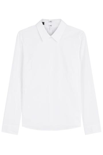 Jil Sander Navy Jil Sander Navy Cotton Blouse - White