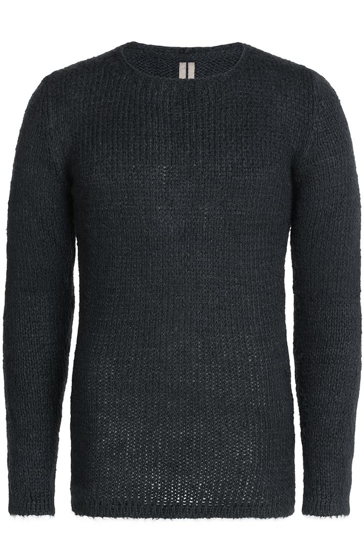 Rick Owens Men Knitted Silk Pullover