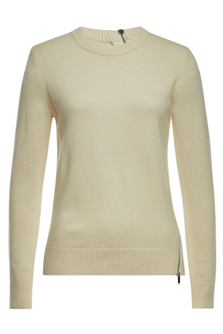 Proenza Schouler Proenza Schouler Zipper-trim Pullover With Wool, Silk And Cashmere