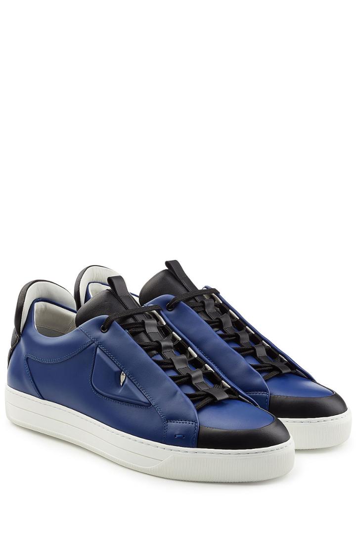 Fendi Fendi Leather Eye Sneakers