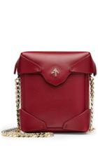 Manu Atelier Manu Atelier Micro Pristine Leather Shoulder Bag - Red