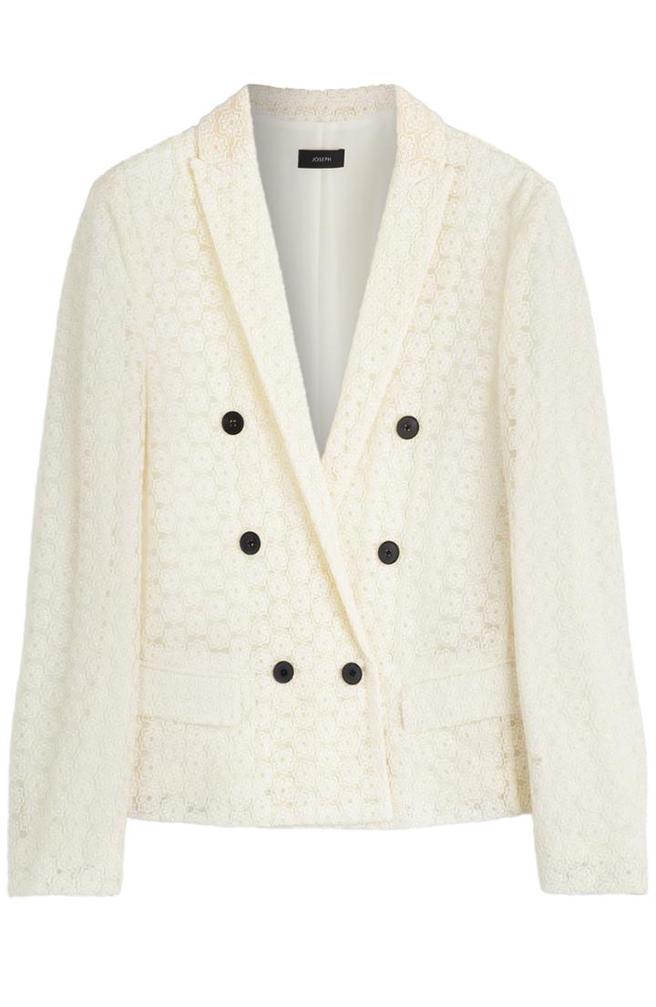 Joseph Embroidered Tulle Blazer