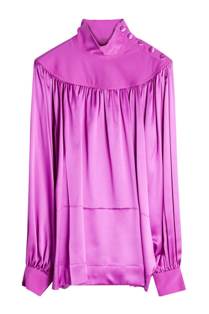 Céline Céline Mulberry Silk Blouse
