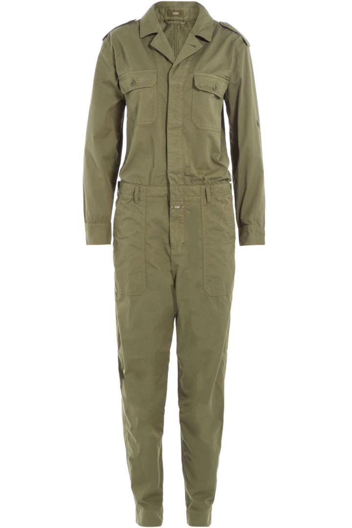 Closed Closed Cotton Jumpsuit - Green