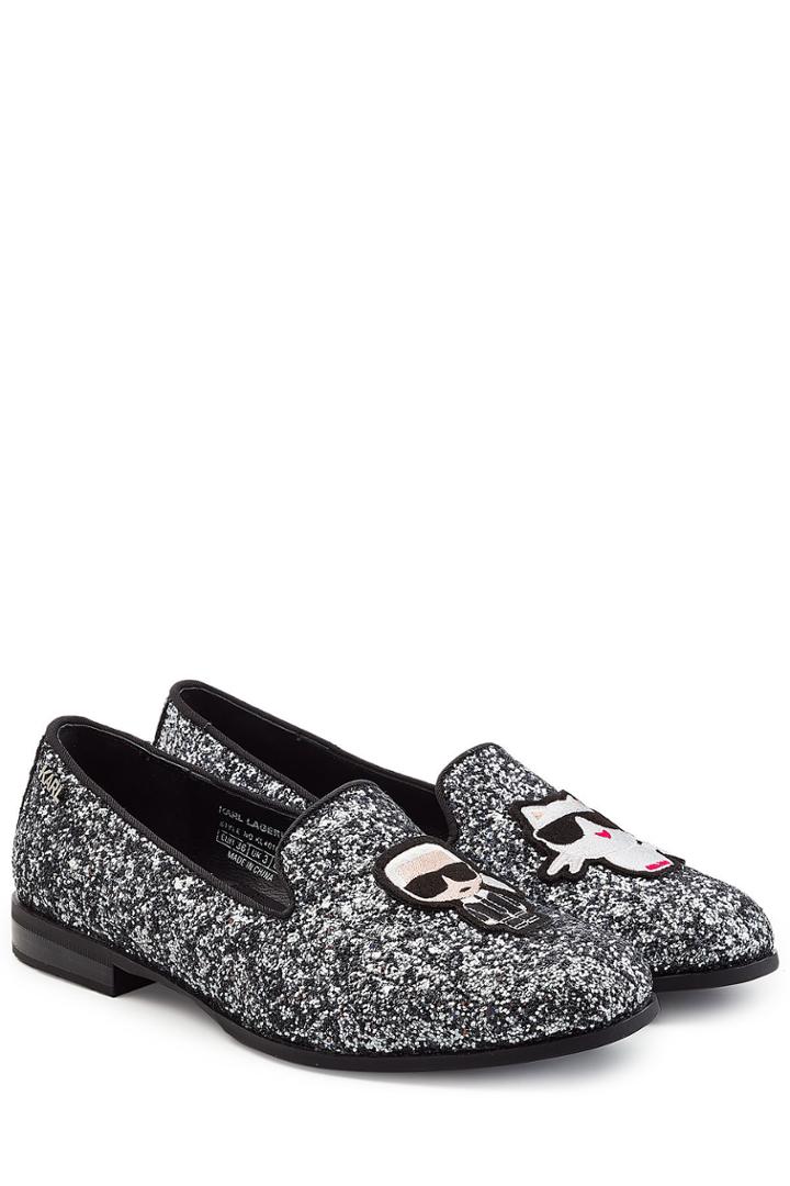 Karl Lagerfeld Karl Lagerfeld Sequin Loafers