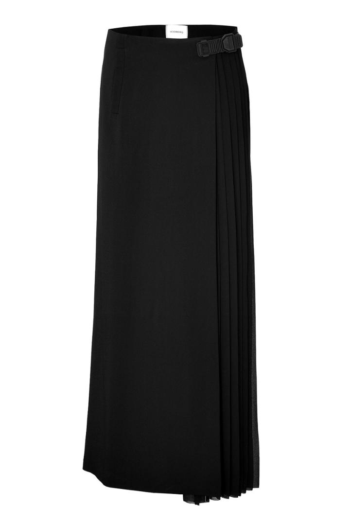 Iceberg Iceberg Pleated Wrap Maxi Skirt