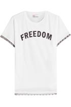 Red Valentino Red Valentino Printed Cotton T-shirt