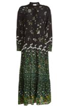 Red Valentino Red Valentino Printed Silk Shirt Dress