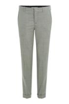 Carven Carven Wool Woven Print Trousers - Grey