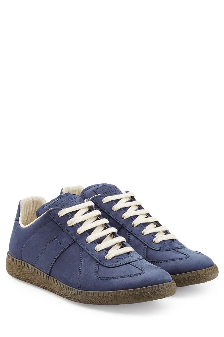 Maison Margiela Maison Margiela Suede Sneakers - Blue