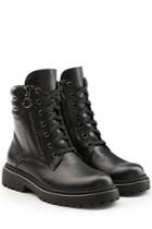Moncler Moncler Leather Ankle Boots