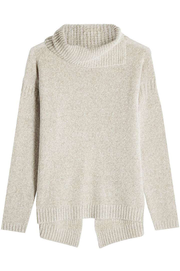 81 Hours 81 Hours Cashmere Turtleneck With Slit At Back