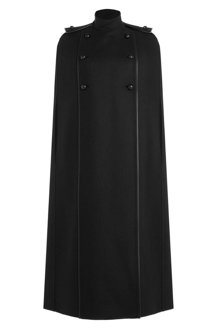 Valentino Valentino Virgin Wool Military Cape