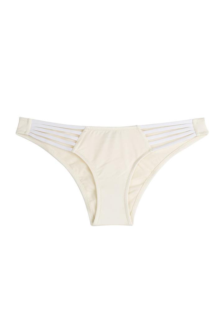 Paolita Paolita Two-tone Bikini Bottoms With Cut-out Detail