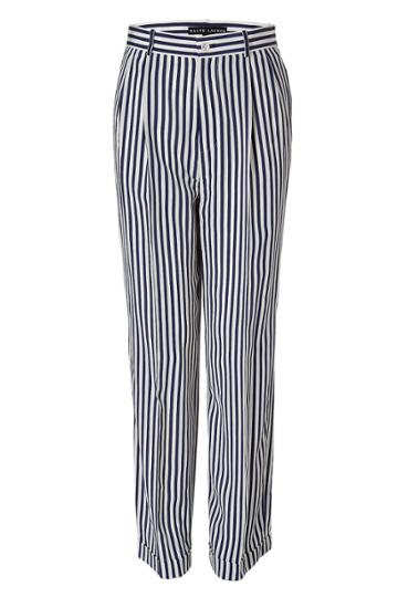 Ralph Lauren Black Label Ralph Lauren Black Label Navy/cream Anchor Striped Pants - Blue