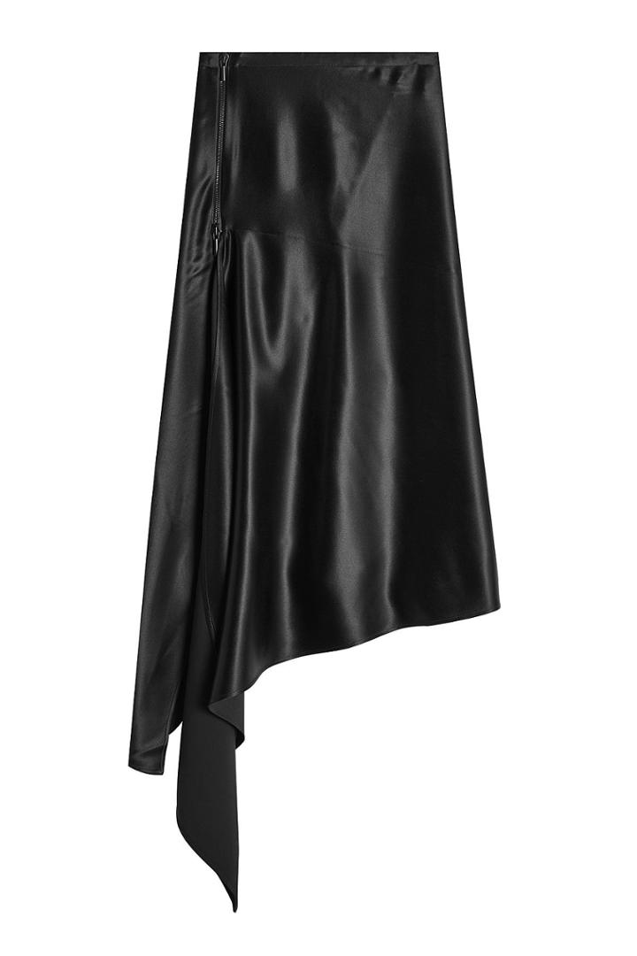 Petar Petrov Petar Petrov Rya Asymmetric Satin Skirt