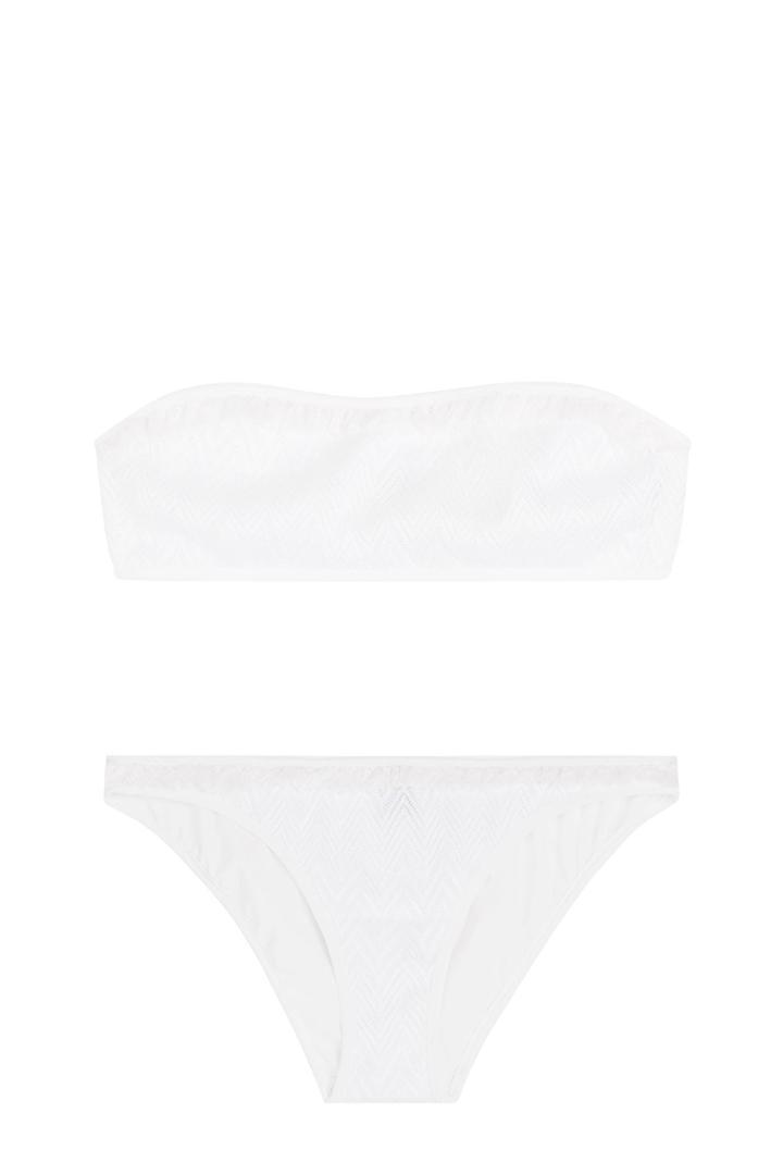 Missoni Mare Missoni Mare Chevron Knit Bikini - White