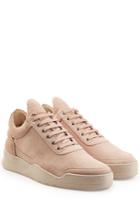 Filling Pieces Filling Pieces Low Top Ghost Suede Sneakers