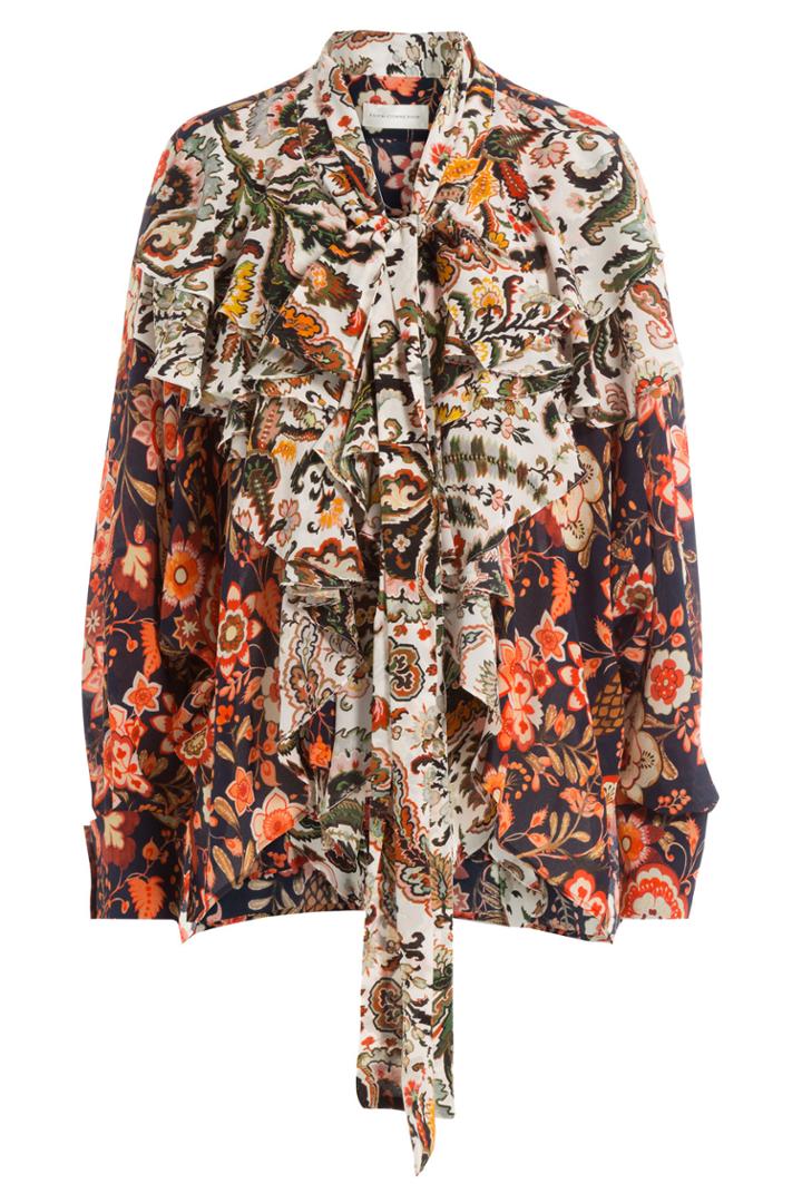Faith Connexion Faith Connexion Printed Silk Blouse - Florals